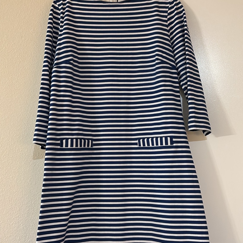 Lilly Pulitzer Navy and White Striped Dress